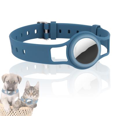 China Wholesale Custom Anti-lost Padded Luxury Silicone Designers Airtag Silicone GPS Case Airtag Case Dog Collar For Dog for sale