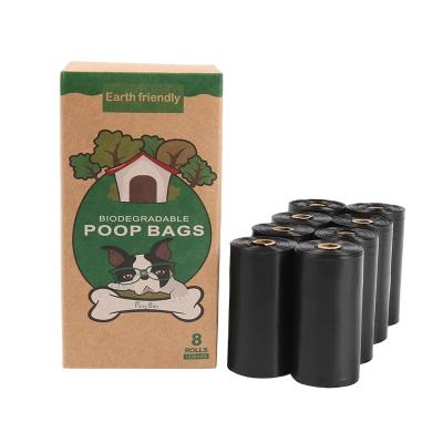 China Sustainable Custom Cornstarch Based Dog Poo Bag Scented Eco Friendly Compostable Biodegradable Dog Poop Bags for sale