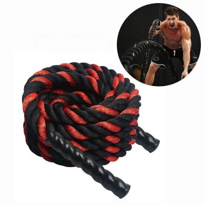 China Muttahida Majlis-e-Amal Muttahida Majlis-e-Amal Battle Rope Universal 50mm Exercise UFC High Strength Wear-resistant Polyester Fitness Battle Rope for sale