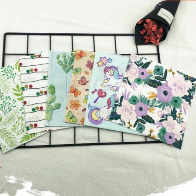 China Color Printing Square Pattern Restaurant Napkin Printed Decorative Towel for sale