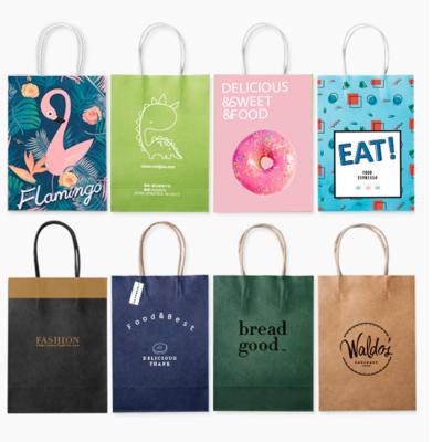 China paper & Cardboard Custom Logo Shopping Paper Tape Bag for sale