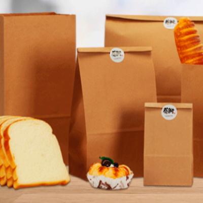 China Disposable High Quality Customized Oilproof Paper Food Bag for sale