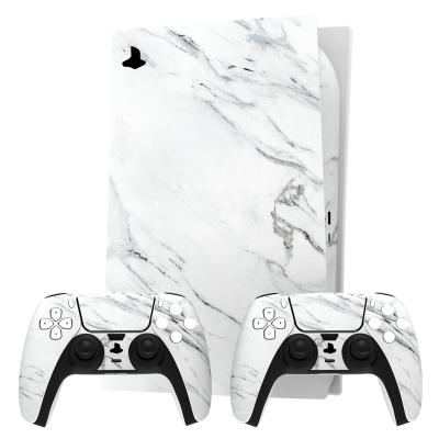 China Custom Vinyl Protective Cover Decal Wrap Protective Film Cover Skin Sticker For PS5 Vinyl Decal Skin For Playstation 5 Accessories Console Controller for sale