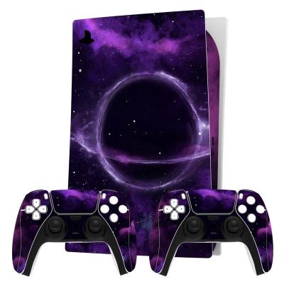 China Protective Wrap Vinyl Cover PS5 Skin Bundle Wrap Decals Covers Vinyl Custom Skins for Controller 5 and 2 Playstation Console for sale