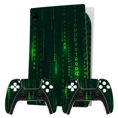 China Protective Custom Vinyl Cover Vinyl Decal Wrap PS5 Sticker PS5 Adhesive Skin for Playstation 5 Console and Controller for sale