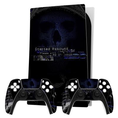 China New Custom PS5 Accessories Vinyl Decal Wrap Pattern Vinyl Decal Cover Sticker Cover Skin Peels Case Skin for PS5 Playstation 5 Console and Controller for sale