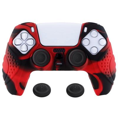 China Custom Silicone Sleeve Skin Cover Camouflage Silicone Skin Cover For PlayStation5 Gamepad Silicone Soft Gel Rubber Case Cover For PS5 Controller Protector for sale