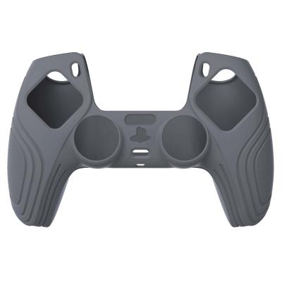 China Custom Silicone Sleeve Skin Cover Silicone Skin For PS5 Controller Anti-Slip Shell Cover Case With Joystick Grips For Playstation 5 Controller Wireless Gamepad for sale