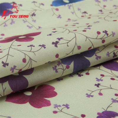 China Anti-Static Custom Wholesale Fabric 100 Cotton Elastic Printed Digital Printed Poplin Fabric For Women Dress for sale