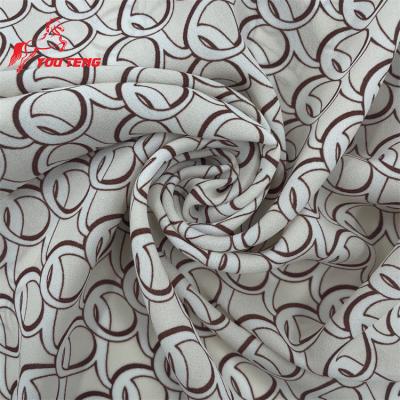 China Custom Recycled Polyester Printed Taffeta Chiffon Tear-Resistant Woven Fabric for sale