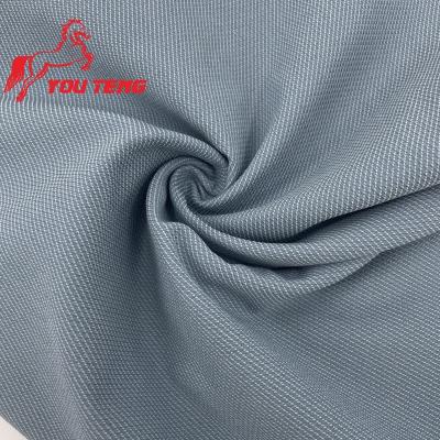 China Double Side Waterproof Polyester Cotton Spandex Woven Fabric For Jacket Coat Twill Stretch Two Color Stiff Crisp Tone For Pants Uniform for sale