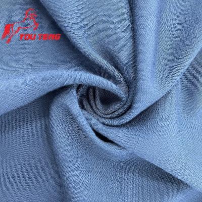 China Double Faced Rayon 100 Wick Fabric Plain Dyed Cheap Linen-Like Woven Fabric 155GSM For Soft Dresses Sleepwear Clothing for sale