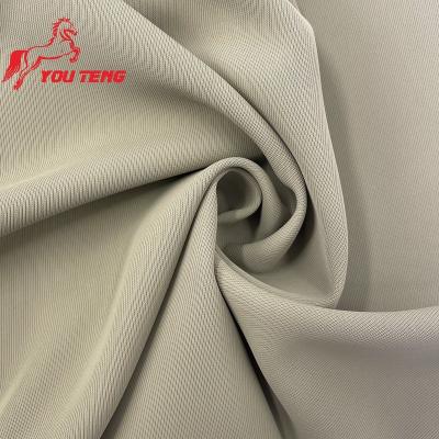 China 160Dx160D 4-Way Stretch Twill Fabric 255GSM Anti-Static Winkle Free Good Drape Woven Fabric For Pant Pants 100 Polyester Fabric for sale