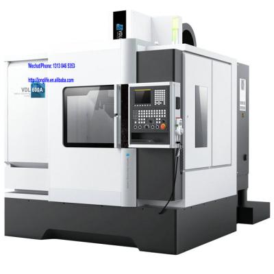 China VDL600A machinery repair shops cnc vertical machining center / cnc vmc with 4th axis for sale