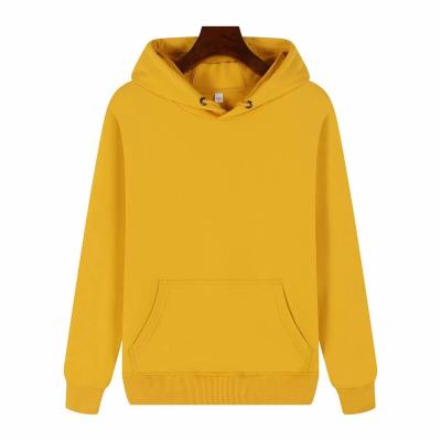 China New Cotton Pullover Custom Solid Color Hooded Sweatshirt Thickened Hoodies for sale