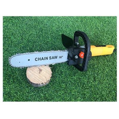 China 16 Inch 2-Stroke Chainsaw Bracket Changed Angle Grinder 100 125 150 Electric M10/M14/M16 To Chainsaw Woodworking Machine Tool Set for sale