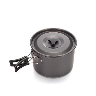 China Asy To Use Antronic Other Camping Aluminum Portable Cooking Pot Cookware Sets Utensils For Outdoor Picnic Barbecue Camping for sale