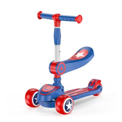 China 2021 Alloy+ABS+Nylon+PU Antronic Aluminum Scooter Kids Cute Kids Scooter for sale