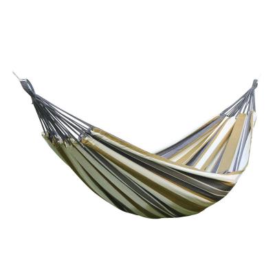 China Durable Cotton Hammock Outdoor Survival Travel Hanging Double Parachute Backpacking Single Hammocks for sale