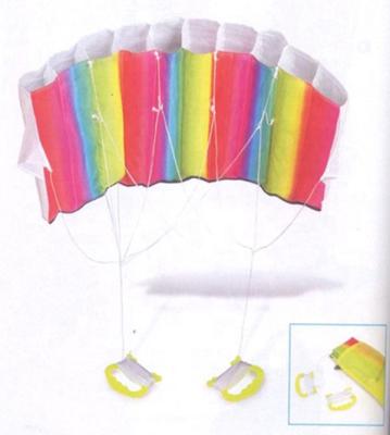 China Promotion/Gift/Advertise/Toys/Sport Customized Inflatable Parachute Rainbow Power Kite for sale