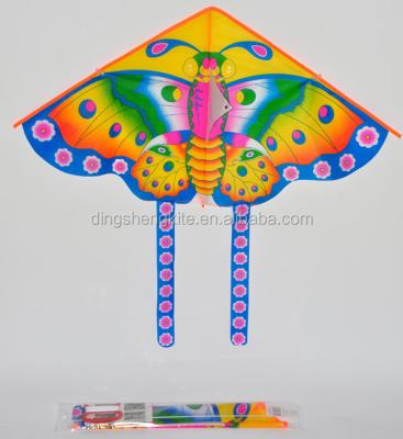 China Promotioanl Gifts/Advertising Lovely Butterfly Kite Colorful Butterfly Kite Sports Delta Kite With Handle And Flying Wire for sale