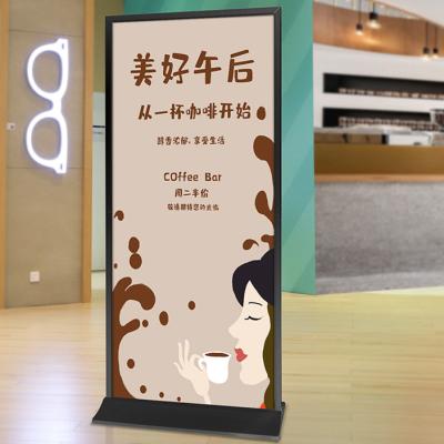 China Easy to install Hot-selling display billboard sign board poster frame floor shopping mall advertising display for sale