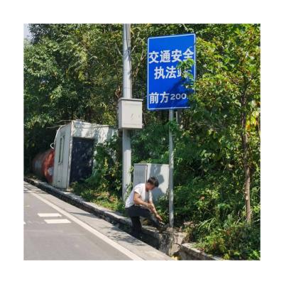 China New Type Top Sale Metal Safety Sight Works Front Glow Road Sign Making Machine Signs for sale