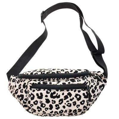 China Wholesale High Quality Fanny Pack Leopard Waist Belt Bag Travel Water Proof Small Phone Pouch Waist Pack for sale