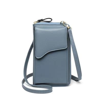 China The Other Mini Ladies Fashion Simple One Long Shoulder Messenger Bag Large Capacity Ladies Wallet Mobile Phone Bag for sale