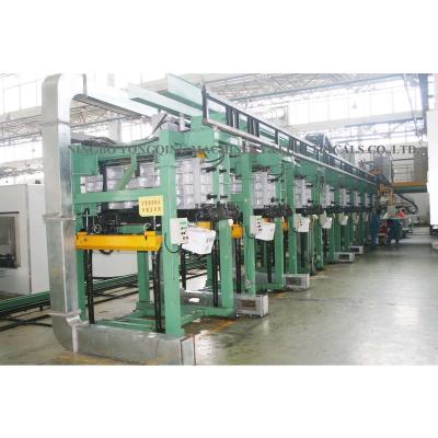 China Manufacturing Plant refrigeration industry equipment machinery used second hand refrigerator fridge straight type cabinet foaming line for sale