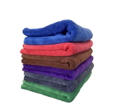 China Manufacture 40X60 High Absorbent High Quality Wholesale Cleaning Cloths Microfiber Wash Towel for sale