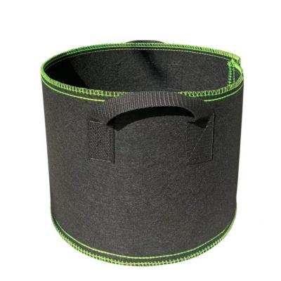 China Economic Heavy Duty Thickened Nonwoven Fabric Pots Felt Growing Bags for sale