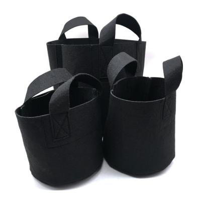 China Economical 260g/m2 Felt Growing Bags Felt Tissue Pot Growing Bags for sale