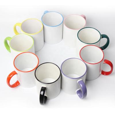 China Sublimation Viable Porcelain Mugs Ceramic Design Mug Customized Coffee Mug for sale