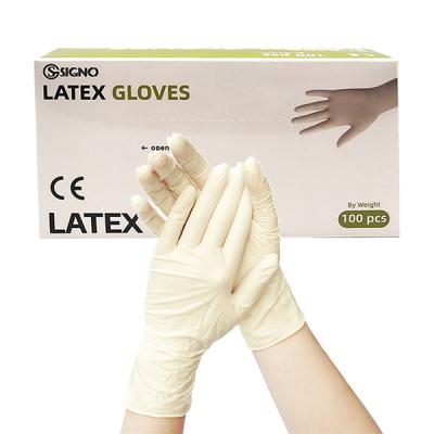 China Medizinische pulverisierte Latex-Handschuhe pulverisieren freien Latex-Untersuchungshandschuh für zahnmedizinisches zu verkaufen