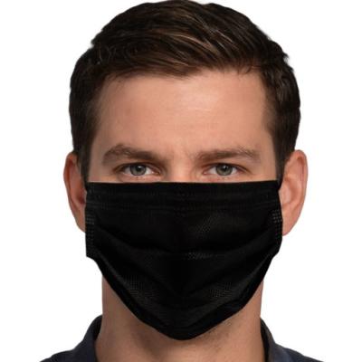 China Het zwarte Anti-vervuilings Masker van het earloop Beschikbare Beschermende Gezicht 50pcs/box Te koop