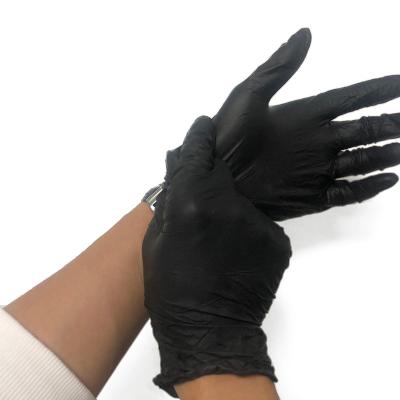 China Keine Allergien klassifizieren mich steriles Nitril-chirurgische Handschuhe/schwarze Nitril-Handschuhe XL zu verkaufen