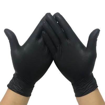 China Guantes estéril del nitrilo del negro anti de la puntura S-XL para la protección de las manos en venta