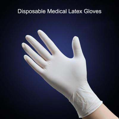 China Latex-Wegwerfhandschuh-Antibeleg EN455 ISO9001 Xxl pulverisieren freie medizinische Handschuhe zu verkaufen