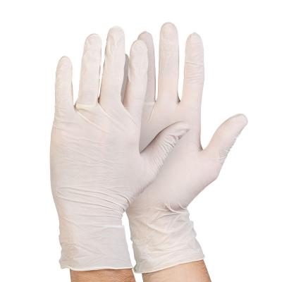 China Medizinisches Schutz-Pulver-bestätigten freie Latex-Handschuhe EN455 EN374 Signo zu verkaufen