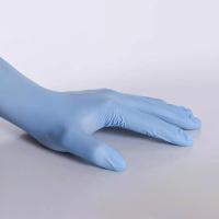 China Klassifizieren industrielle blaue Vinylmischungs-Handschuhe des Nitril-EN374 I für Schönheits-Salon zu verkaufen