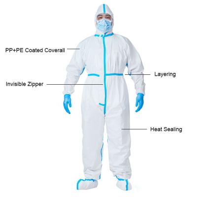 Китай Костюм Coverall OEM Breathable SF устранимый защитный для личной безопасности продается