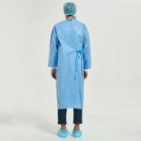 China Antichirurgisches Kleideroperations-Theater-Wegwerfkleid der virus-18-60gsm zu verkaufen