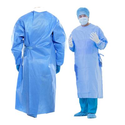 China Customizable ISO9001 PP Surgical Gown Sterile Medical Protection Gown for sale