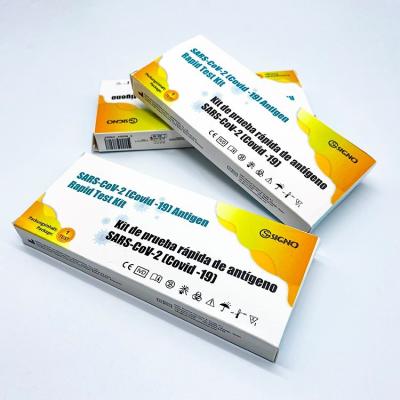 China Diagnose Speichel-Sputums-Selbstschnelle Antigen-Test-Kit Nasal Swab Signos IVD zu verkaufen