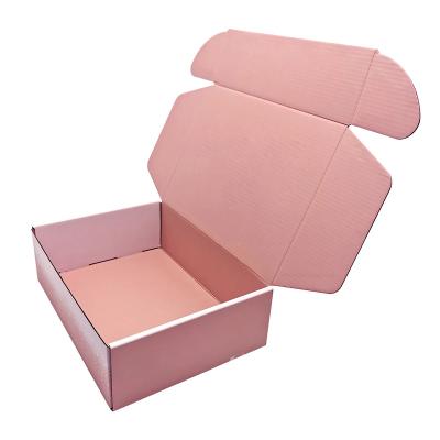 China Custom Promo Gift Kylielipstick Cardboard Materials T-shirt Packaging Box Shoes Recycled Logo Printed Portable Kraft Paper Pink Box for sale