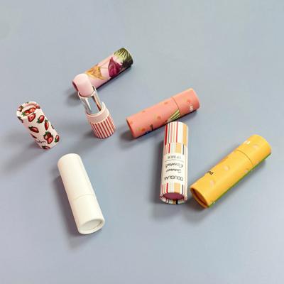 China Recycled Materials Factory Custom Round Paper Tube Box Packaging For Cylindrical Perfume for sale