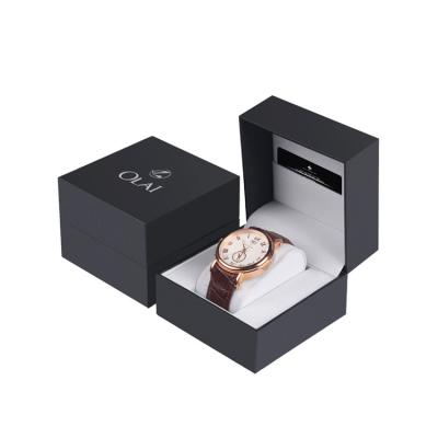 China Luxury Recycled Materials Custom Logo Printed Watch Gift Wholesales Leather Box For Apple for sale