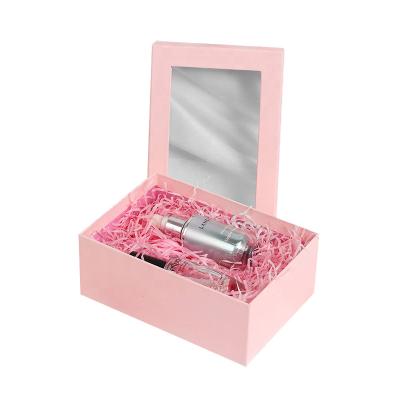 China Free Sample Materials Recycled Custom Rose Magnetic Closure Packaging Lid Large And Low Folding Gift Paper Box for sale