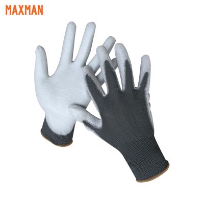 China Excellent Dexterity And Sensitivity For Good Light Protection Air Permeability Rich Colors Cut Resistant Pu Gloves for sale